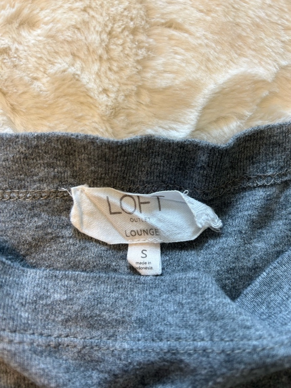 LOFT Gray Square-Neck Tank Top - Picture 3 of 4